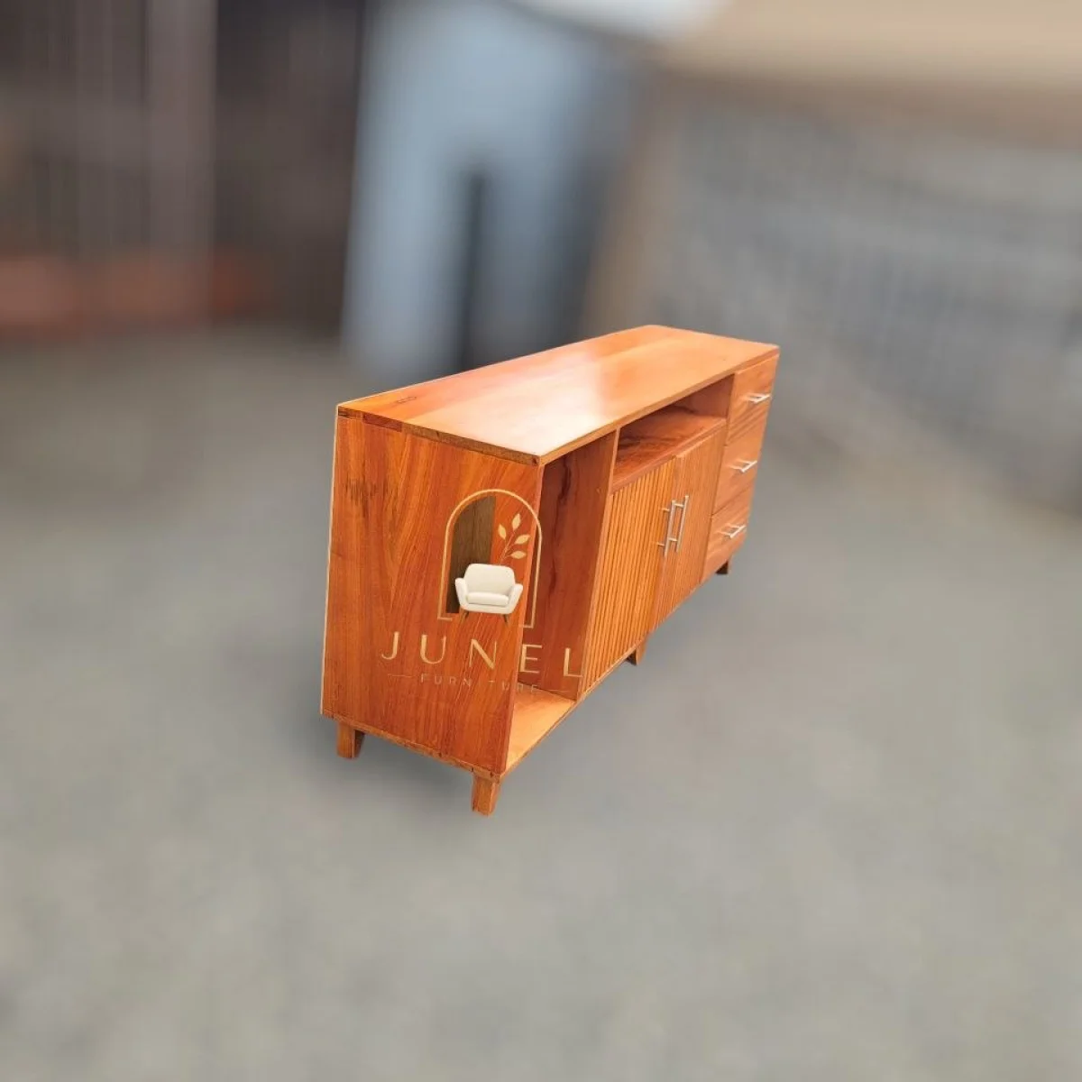 Amani Luxe Solid Mahogany TV Stand