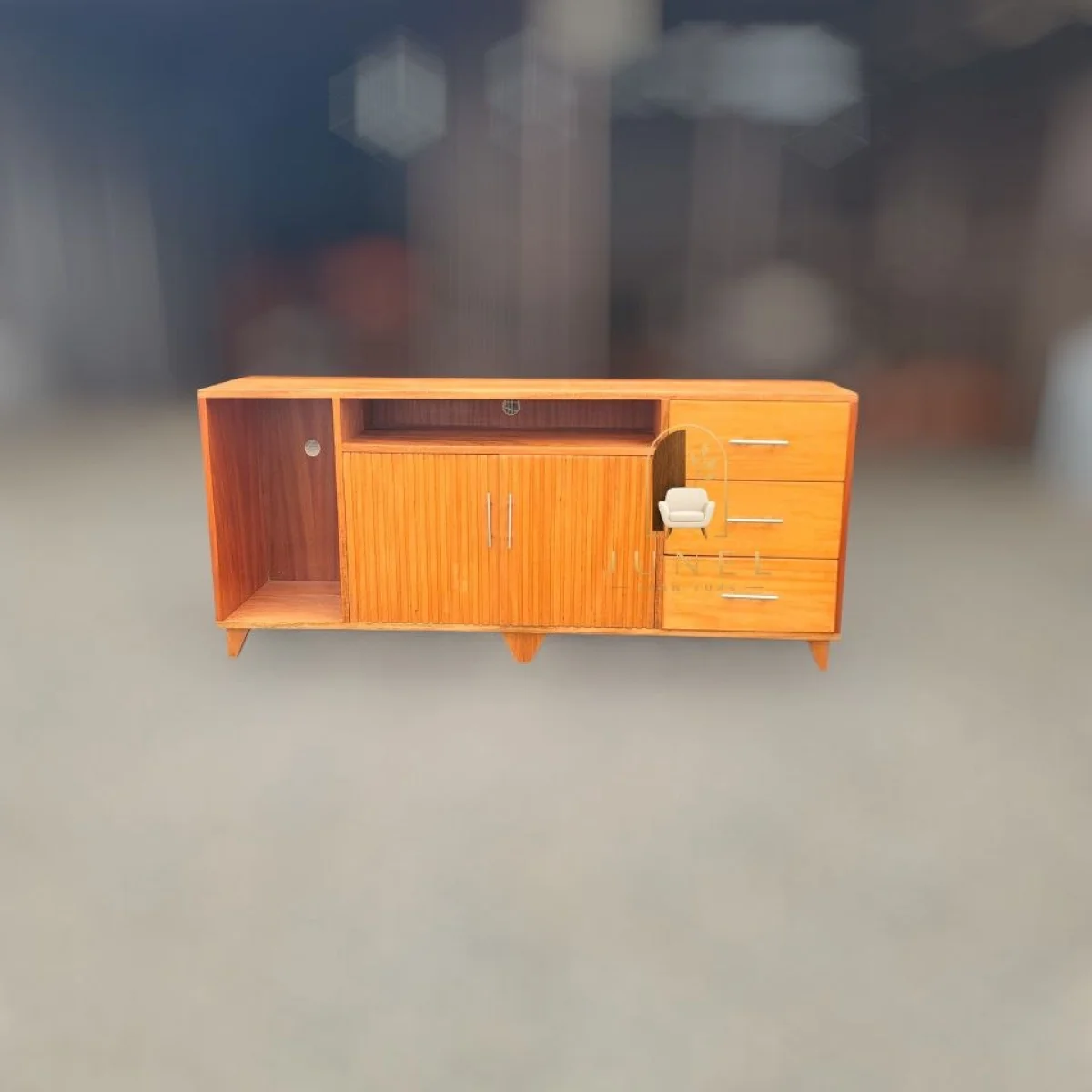 Amani Luxe Solid Mahogany TV Stand