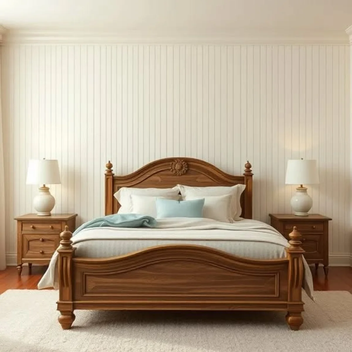 Monarch Classic Solid Mahogany Bed