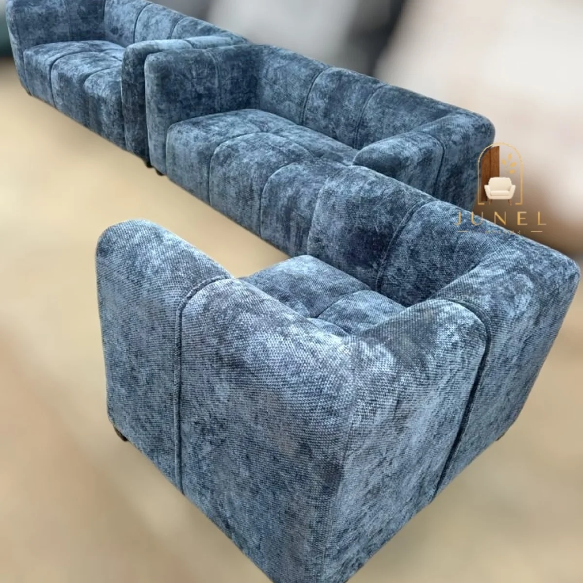 Azure Luxe 7-Seater Sofa Set